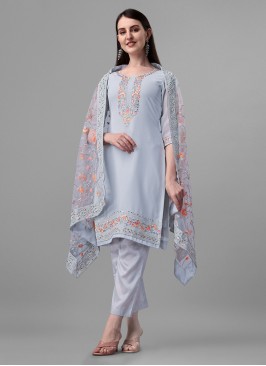 Absorbing Faux Georgette Salwar Kameez