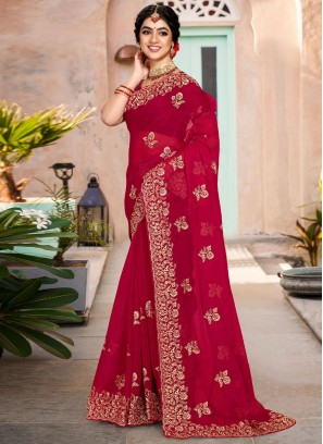 Absorbing Rani Sangeet Classic Saree