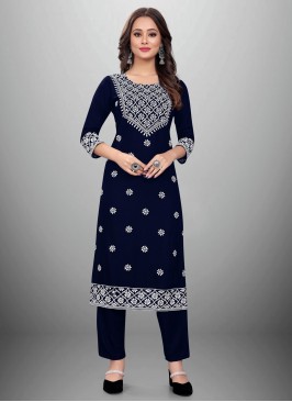 Absorbing Rayon Festival Casual Kurti