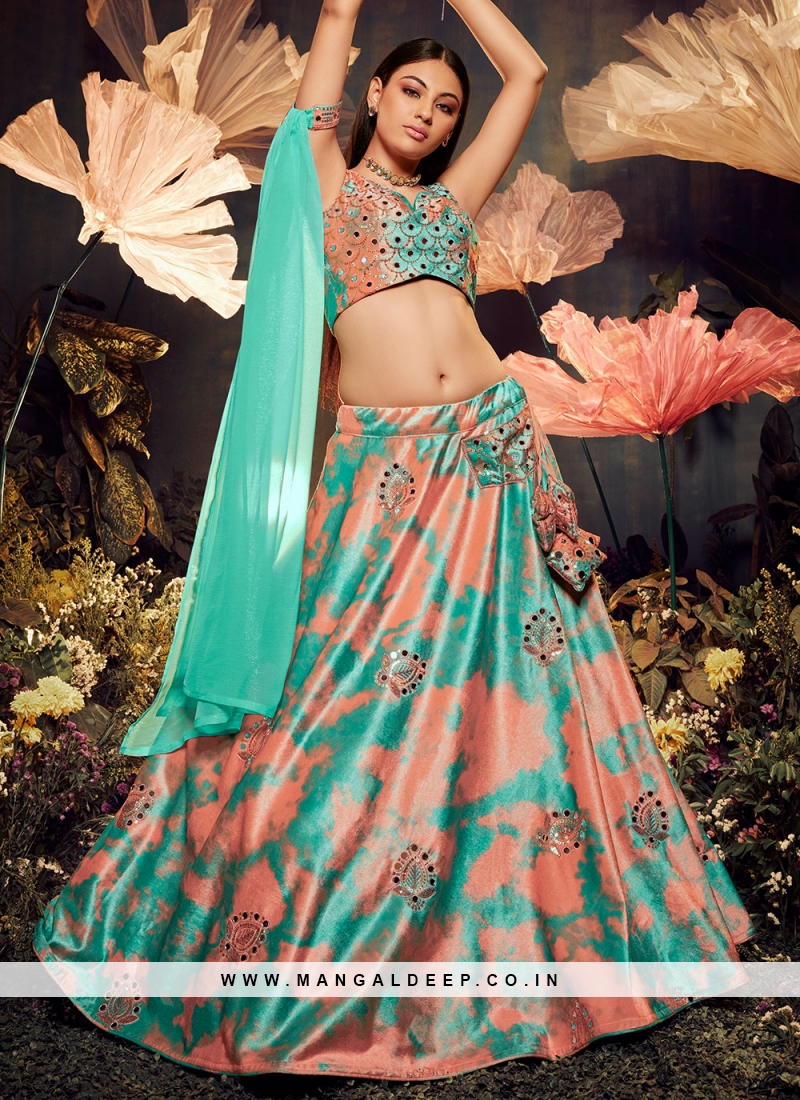 Absorbing Velvet Lehenga Choli