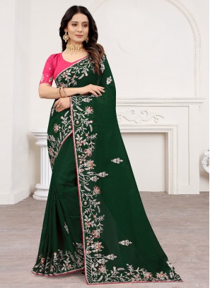 Adorable Organza Traditional Designer Saree
