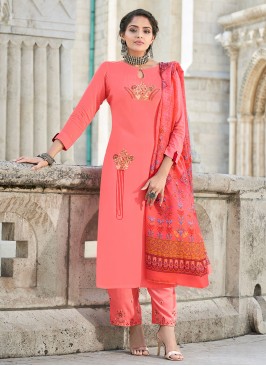 Adorning Embroidered Festival Pant Style Suit