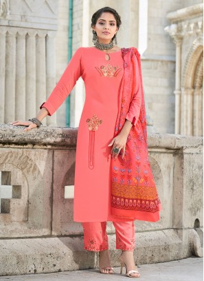 Adorning Embroidered Festival Pant Style Suit