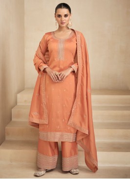Adorning Embroidered Party Straight Salwar Kameez