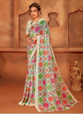 Affectionate Multi Colour Sequins Classic Saree