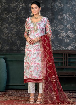 Affectionate Organza Trendy Salwar Suit