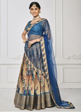 Alluring Multi Colour Floral Print Lehenga Choli