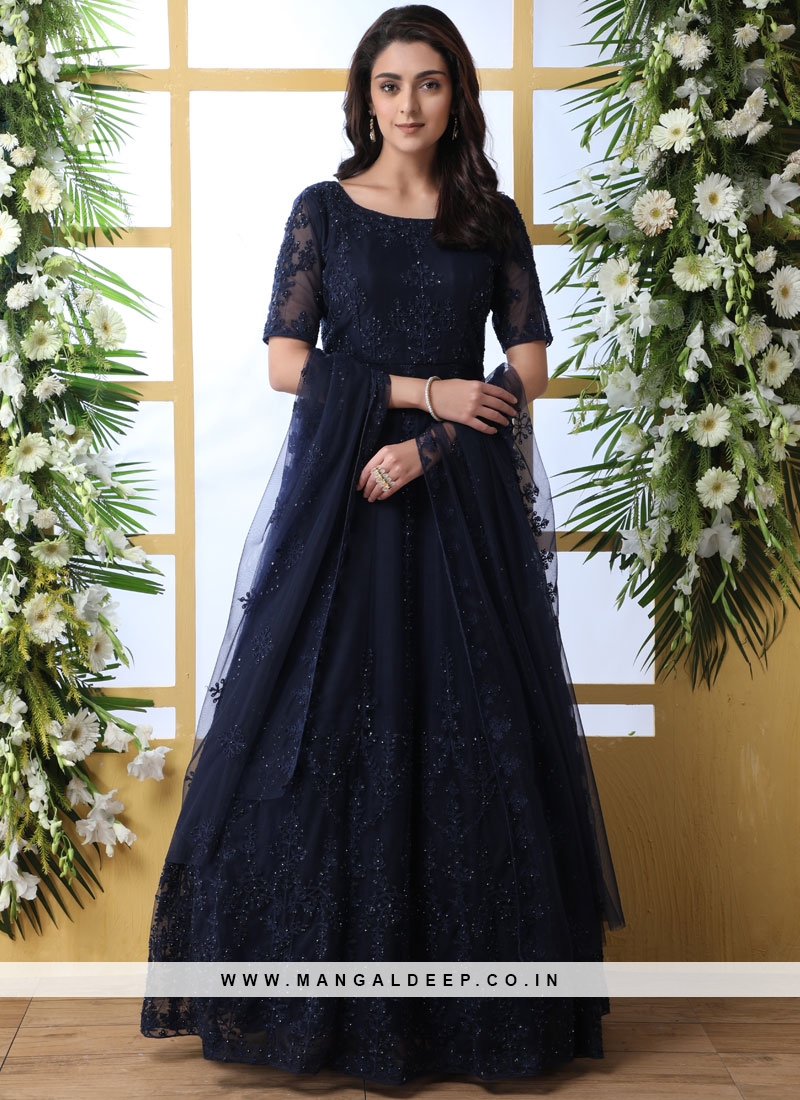 Georgette Gowns - Shop Georgette Gown Dress Designs Online