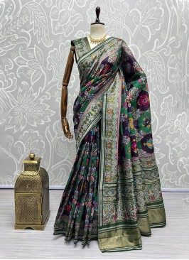 Amazing Multi Colour Weaving Saree