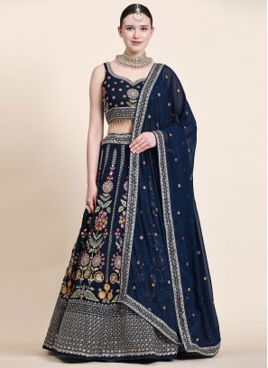 Amazing Multi Wedding A Line Lehenga Choli