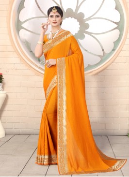 Amazing Silk Ceremonial Classic Designer Saree