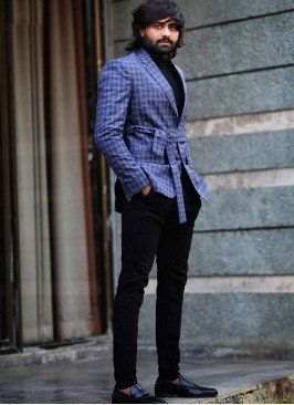 An Azure Blue Blazer