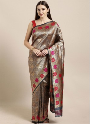 Angelic Weaving Festival Traditional Designer Saree