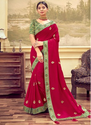 Aristocratic Embroidered Designer Traditional Saree