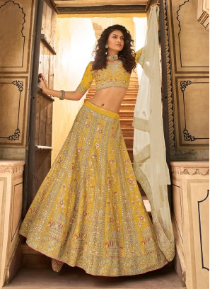 Aristocratic Organza Sangeet Lehenga Choli