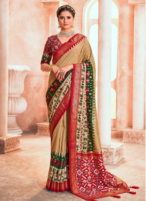 Aristocratic Printed Festival Saree