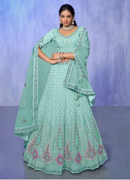 Aristocratic Resham Sangeet Trendy Lehenga Choli