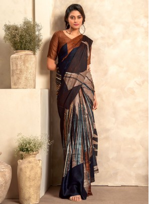 Arresting Multi Colour Festival Classic Saree