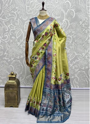 Arresting Weaving Contemporary Saree