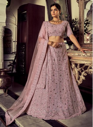 Arresting Zari Net Lehenga Choli