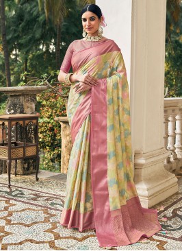 Artistic Weaving Ceremonial Saree