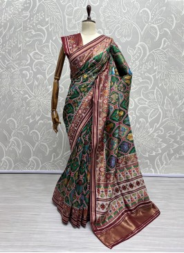 Artistic Weaving Silk Designer Saree