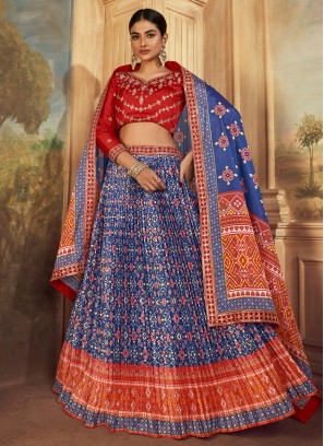 Aspiring Blue Lehenga Choli