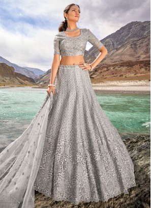 Aspiring Organza Designer Lehenga Choli