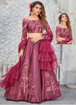 Aspiring Silk Designer Long Lehenga Choli