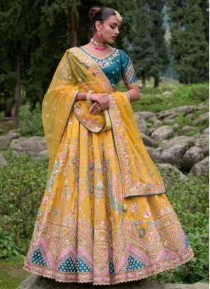 Aspiring Zari Viscose Trendy Lehenga Choli