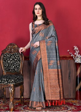 Astonishing Border Contemporary Saree