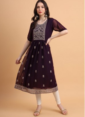 Astonishing Georgette Party Wear Kurti