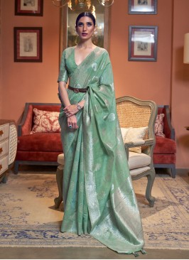 Attractive Green Classic Saree