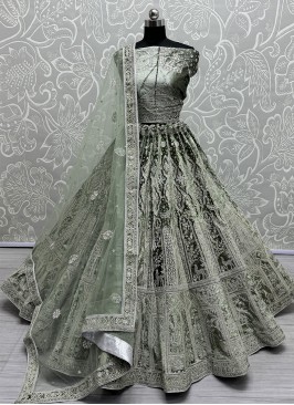 Attractive Velvet Wedding Trendy Lehenga Choli