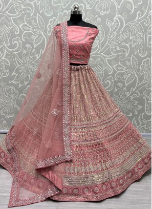 Auspicious Embroidered A Line Lehenga Choli