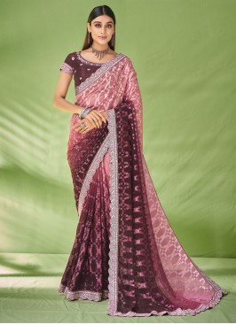 Auspicious Jacquard Zari Saree