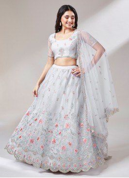 Auspicious Net Designer Lehenga Choli