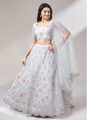 Auspicious Net Designer Lehenga Choli