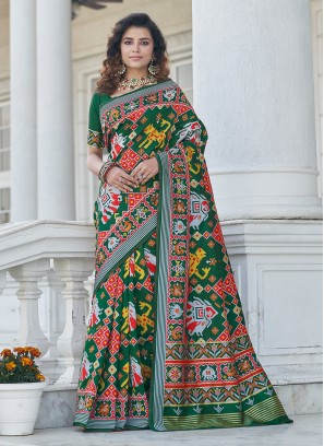 Auspicious Patola Silk  Wedding Classic Designer Saree