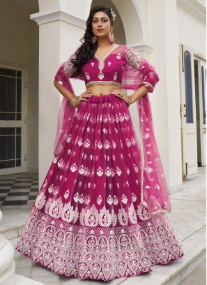 Auspicious Rani Net Lehenga Choli