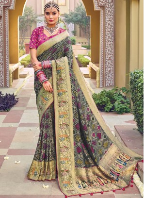 Auspicious Resham Contemporary Saree