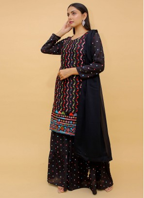 Awesome Foil Print Designer Salwar Suit