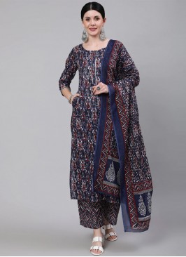 Awesome Multi Colour Mehndi Salwar Kameez