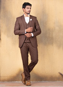 Azure Brown Suit Set
