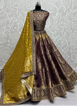 Banarasi Brilliance: Purple Charm