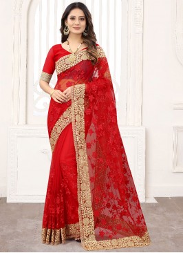 Baronial Net Classic Designer Saree