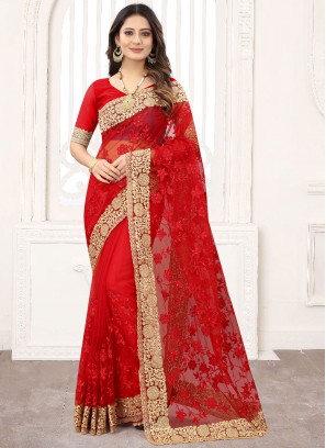 Baronial Net Classic Designer Saree