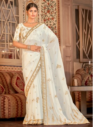 Baronial Zari Wedding Contemporary Saree