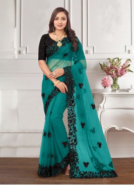 Beauteous Resham Rama Saree