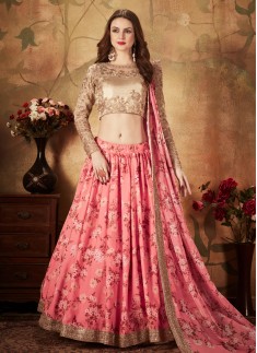 Beautiful Pink Bollywood Lehenga Choli